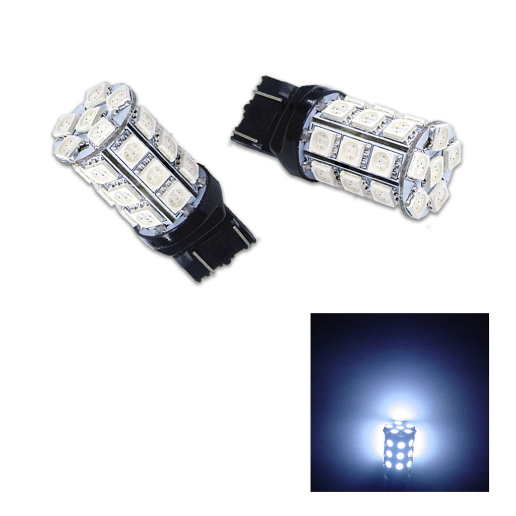 【PA LED】T20 雙芯 7443 30晶 90晶體 SMD LED 煞車燈 後霧燈 倒車燈 方向燈 六色可選, , large