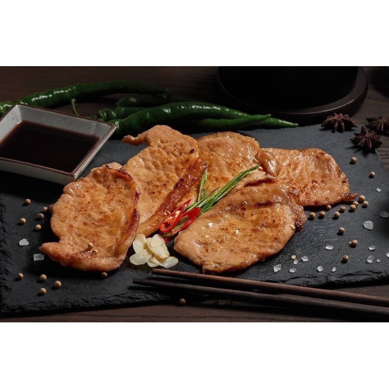 【老王賣肉】台灣豬大里肌/豬排/烤肉/燒烤/漢堡/冷凍/超商/免運, , large