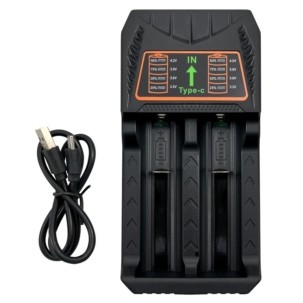 PRACTICAL PCA-007 marquee dual slot lithium battery charger Overcharge/overheat/short circuit protection Suitable for a variety of lithium batteries, , large