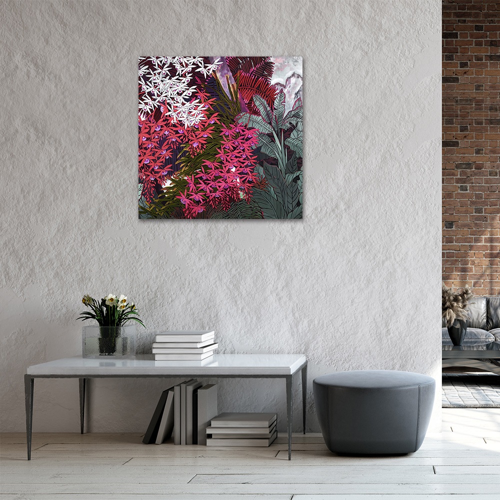 【御畫房】花語系列二 國家一級畫師手繪油畫80&times;80cm(VF-180), , large