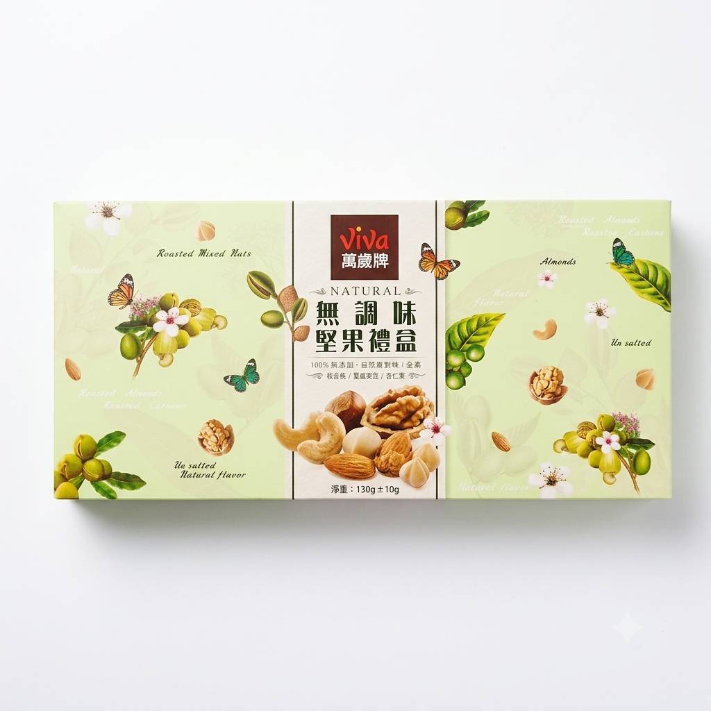 【萬歲牌】無調味堅果禮盒, , large