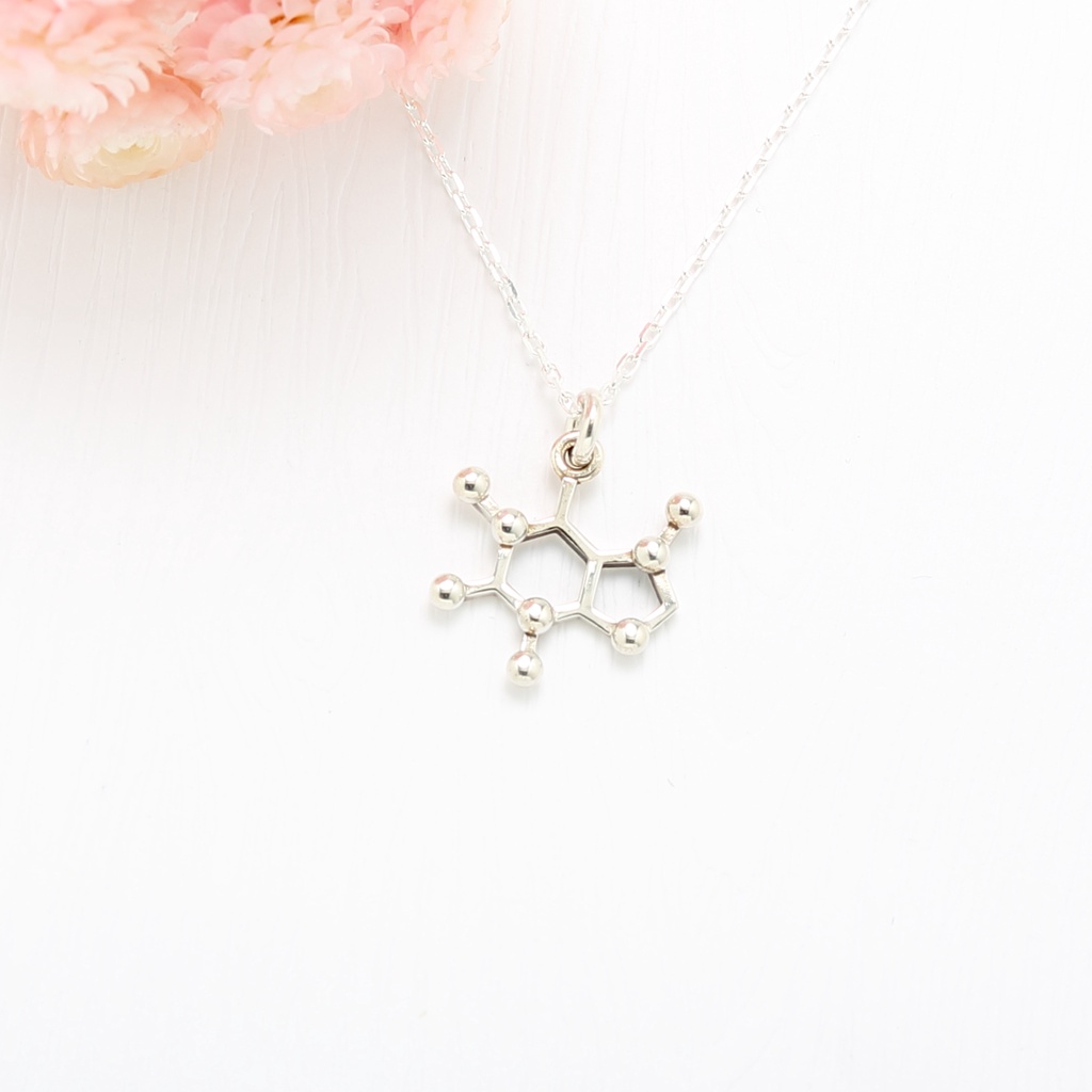 【Angel & Me】Caffeine coffee s925 sterling silver necklace Birthday gift, , large
