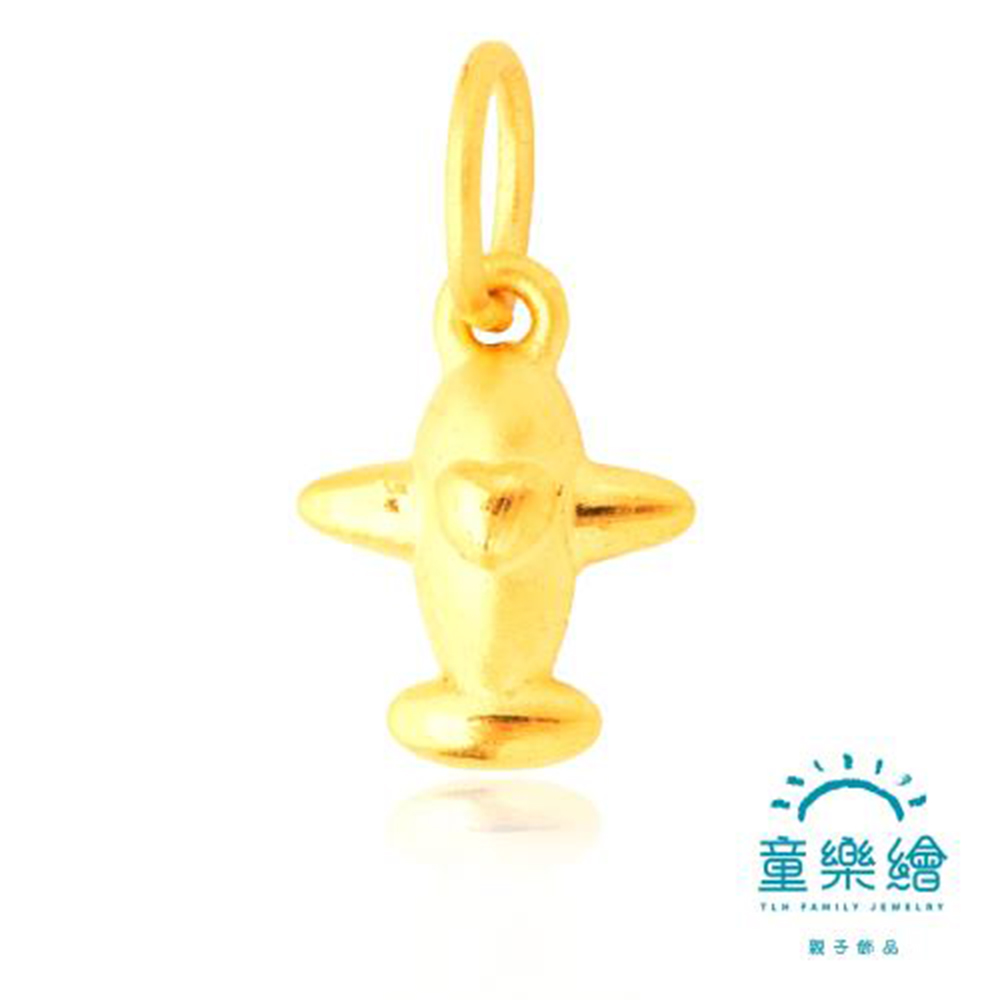 【童樂繪金飾】小小機長兒童紅繩手鍊 約重0.07錢&plusmn;0.03(彌月金飾 彌月禮), , large