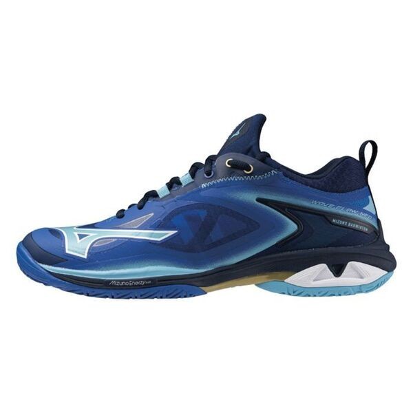 Mizuno Wave Claw Neo 3 男女 羽球鞋 寬楦 室內運動 美津濃 藍 黑 [71GA247301], , large