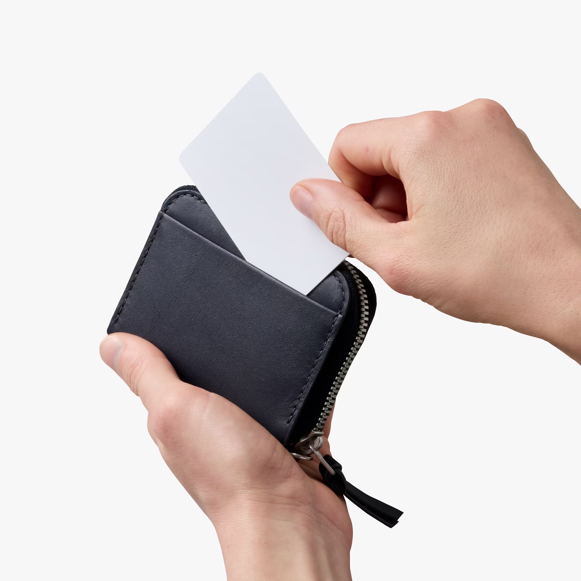 Bellroy Folio Piccolo 小錢包 卡片收納包 拉鍊包 零錢包 優質皮革(藍）-WFBA, , large