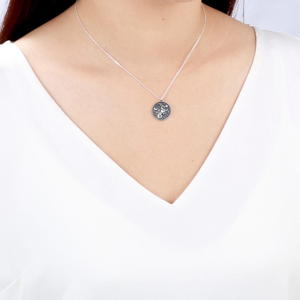 【Angel & Me】Star signs Constellations s925 sterling silver necklace gift, , large