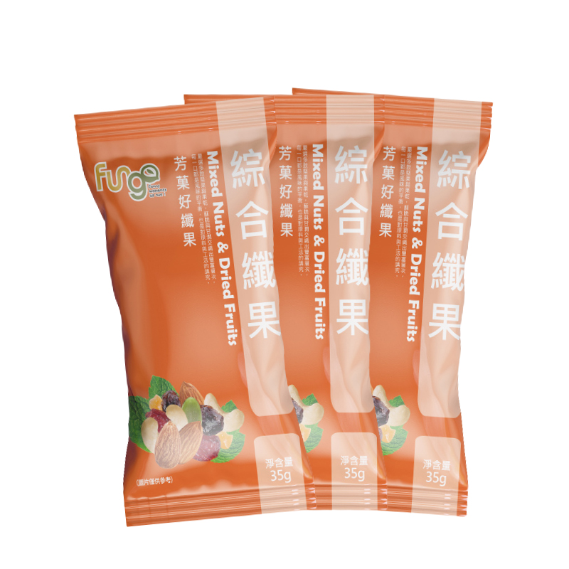[萬鑫]Fungo芳菓綜合纖果隨手包35g(6包組), , large