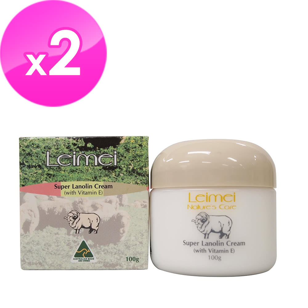 [Natures Care] Leimei超滋潤綿羊霜含維他命E(2入組 100ml/罐), , large