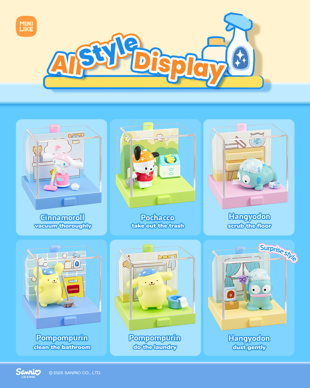【際洋文化】Sanrio characters勞動男團系列微盒Pro+, , large