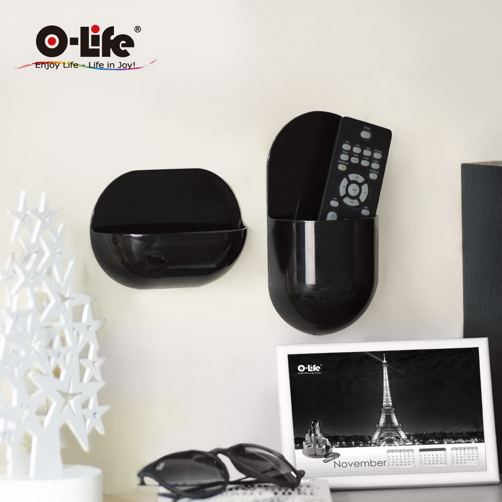 【O-Life】壁面磁吸式收納4件組-白色, , large