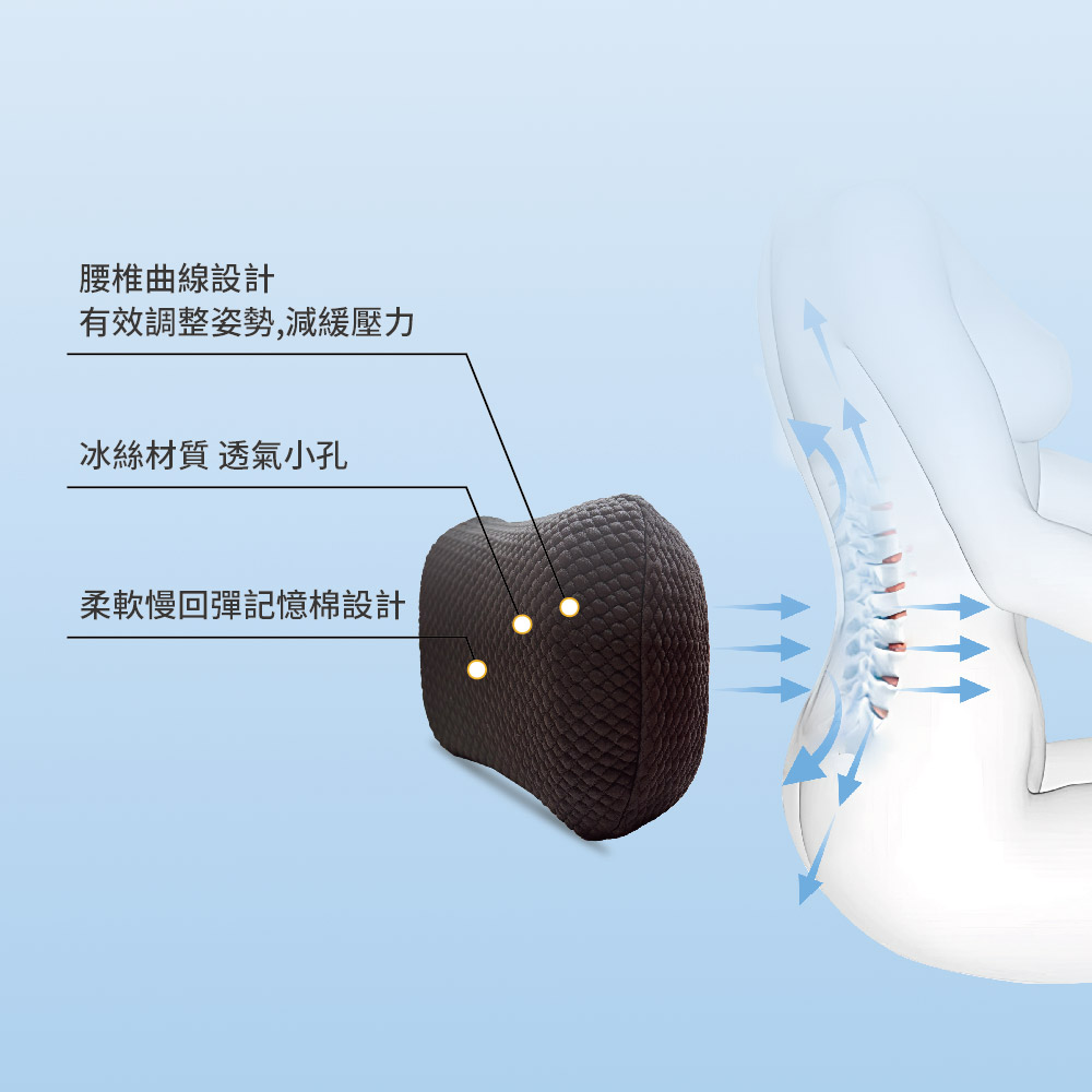 [威力車坊]【Relass】冰點 2合1環抱大腰墊/戶外休閒睡枕, , large