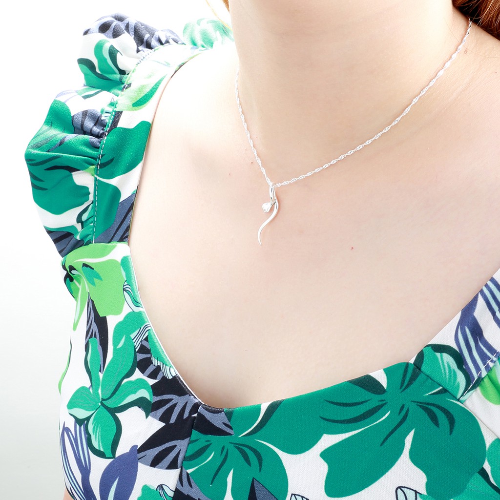 【Angel & Me】Snake s925 sterling silver necklace Valentine Day Birthday gift, , large