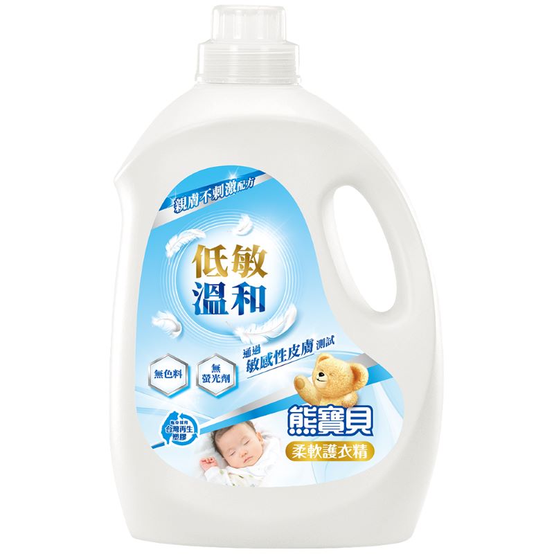 新熊寶貝柔軟護衣精純淨溫和3.2L, , large