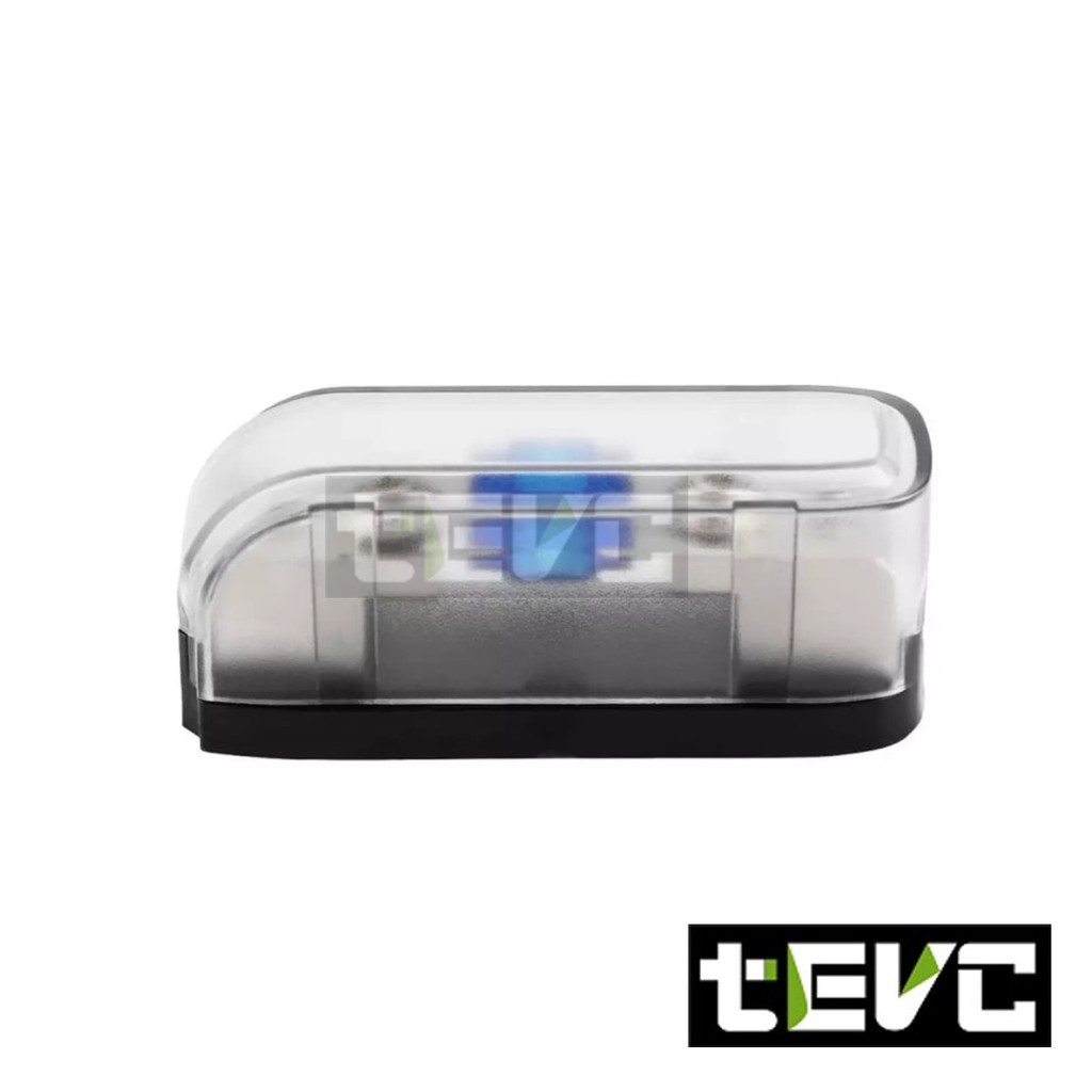 《tevc》A1 音響 改裝 車用 專用 一進一出 單路 保險絲座 熔絲型 ANL型(小號) ANS 保險絲, , large