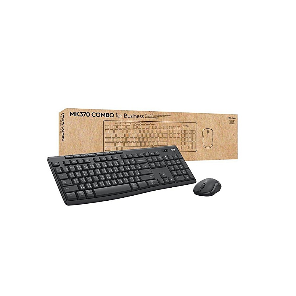 【 Logitech 羅技 】MK370 無線 鍵盤滑鼠組 企業版 石墨灰 公司貨, , large