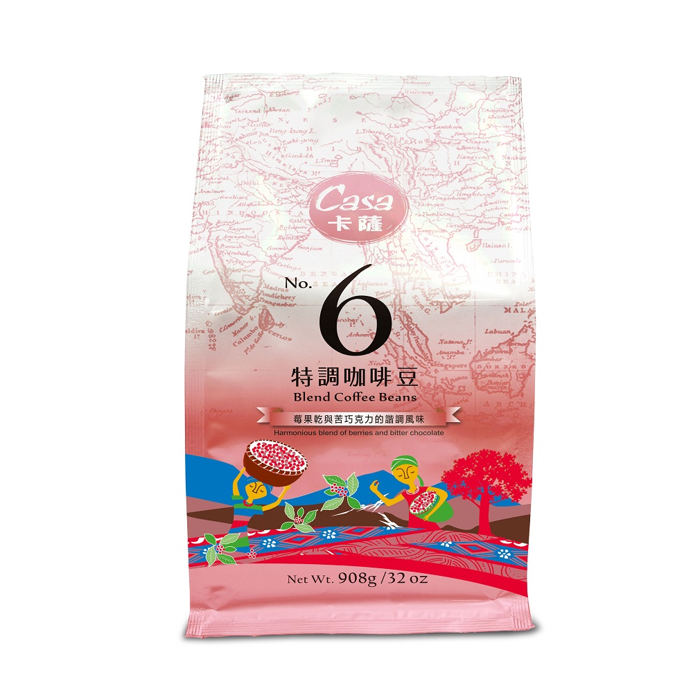 卡薩No6特調咖啡豆, , large