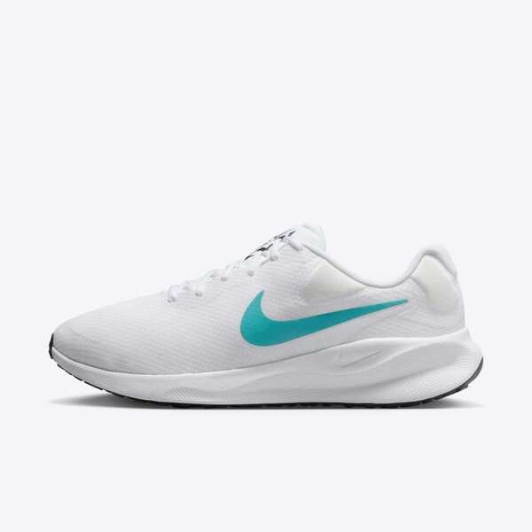Nike Revolution 7 男 慢跑鞋 運動鞋 入門款 舒適 緩震 透氣 白 水藍 [FB2207-103], , large