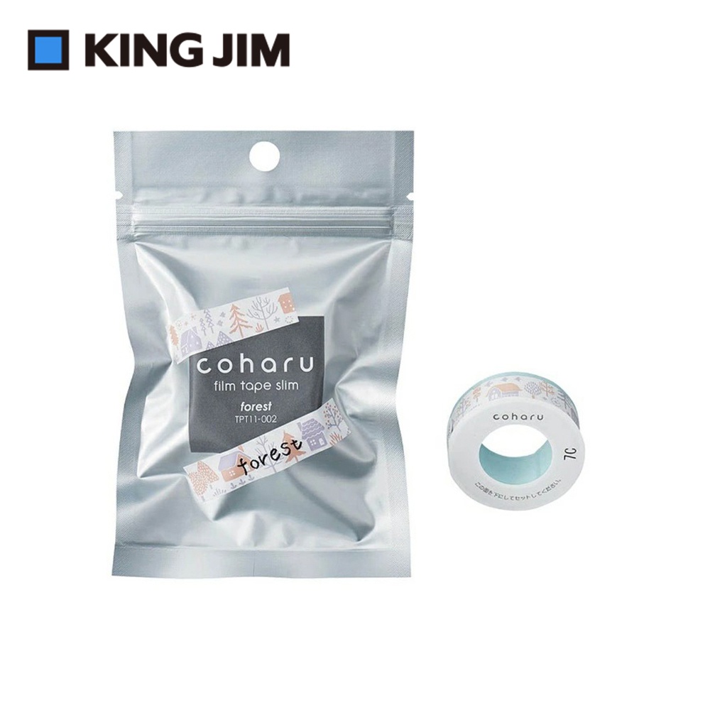 *需預訂【KING JIM】TEPRA LITE 熱感式標籤薄膜自黏膠帶 11mm(圖案)鳥(TPT11-001), , large