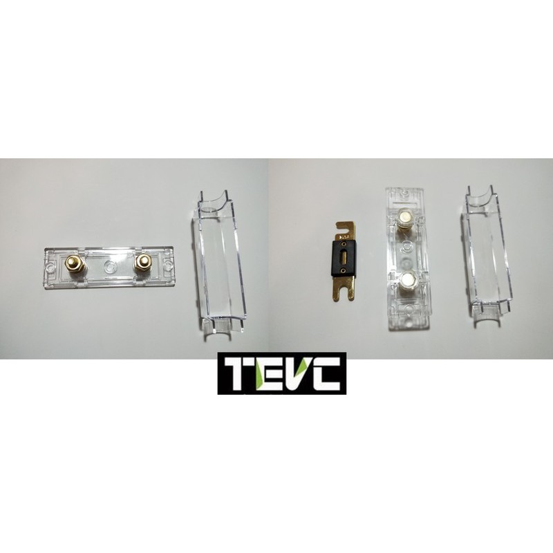 《tevc》ANL B5 音響改裝 專用一進一出，單路保險絲座/熔絲型/ANL型(大號)30A~500A方盒, , large