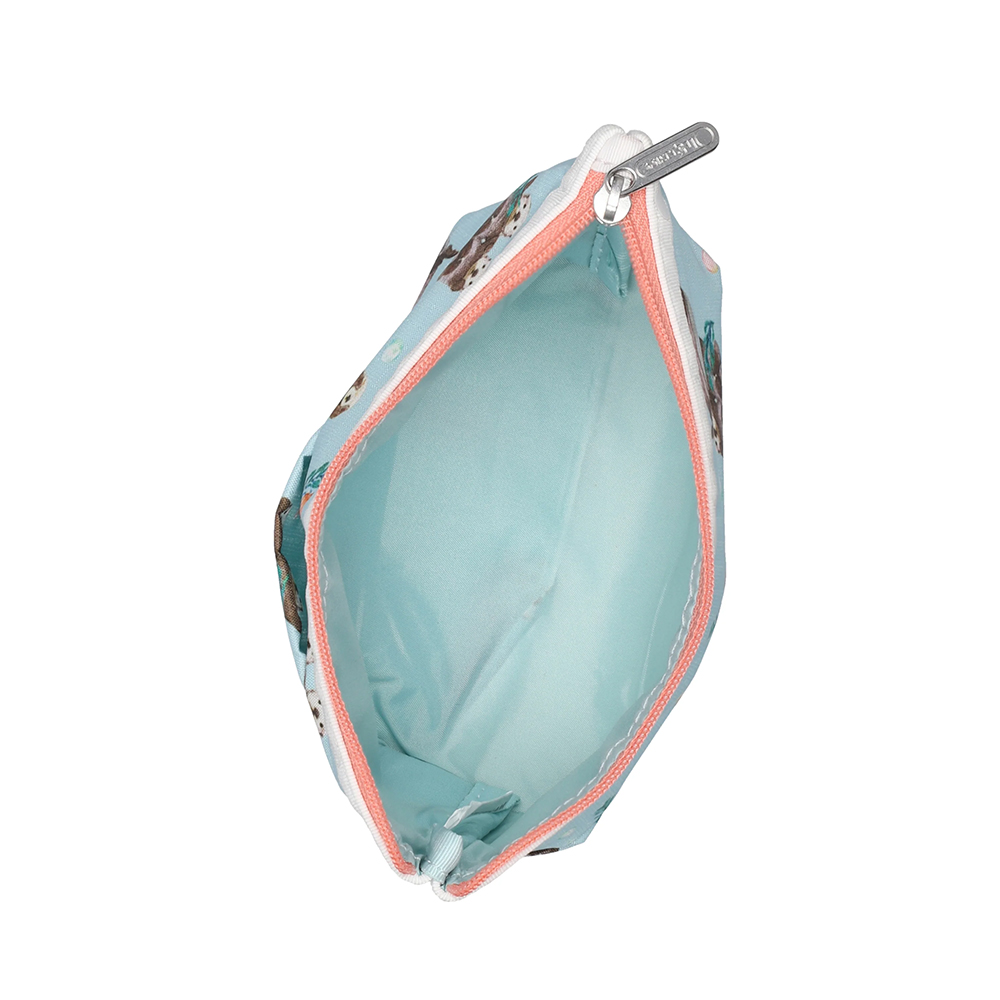 Lesportsac Small Sloan Cosmetic 小梯形化妝包 收納包 盥洗包 女包(海洋風格水獺)L261-2724P-HG31, , large