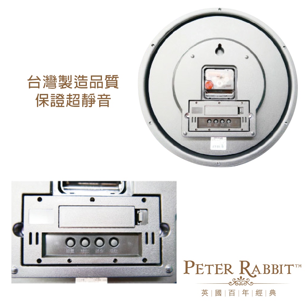 【世豐】PETER RABBIT 比得兔草莓時鐘, , large