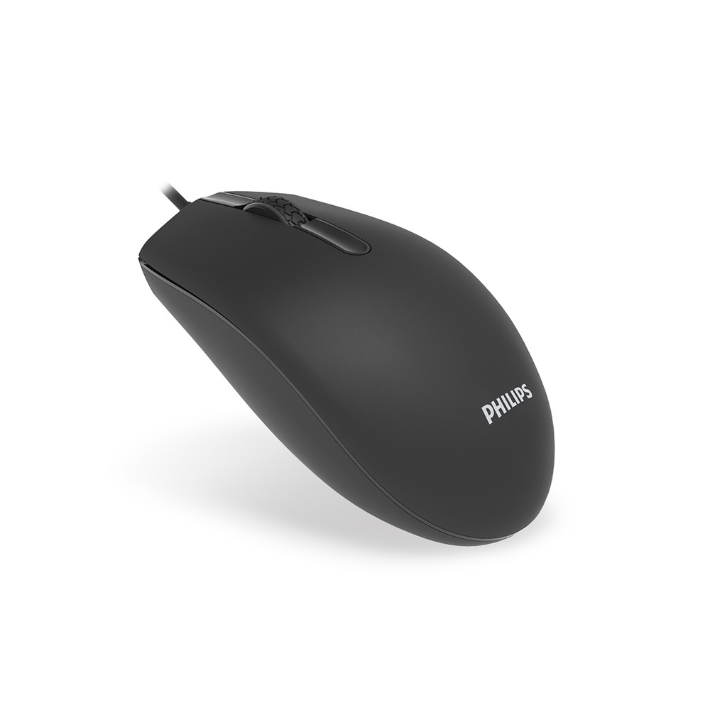 PHILIPS SPK7204 Three-button wired mouse High-precision optical 1200DPI lightweight and portable, , large