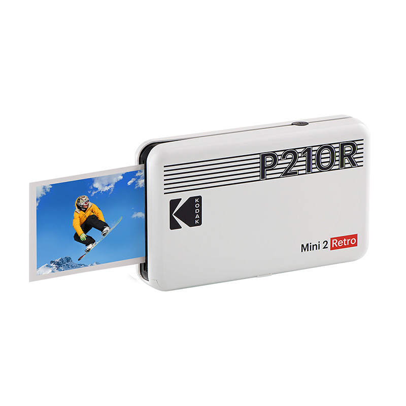 [KODAK 柯達] P210R 即可印口袋相印機(內附八張相紙)加贈30張相紙-白, , large