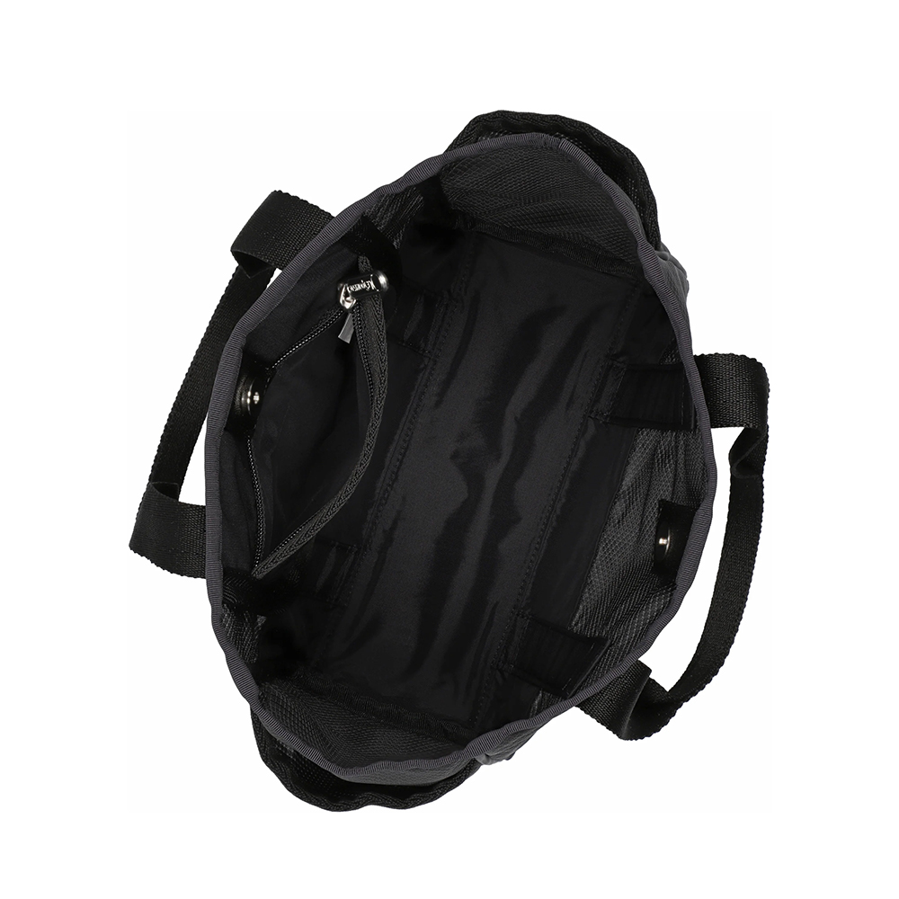 Lesportsac Sheer Medium Open Tote 微透網布手提托特包 手提袋 購物袋 送禮 禮物 男包(黑色)L261-1815N-LD55, , large