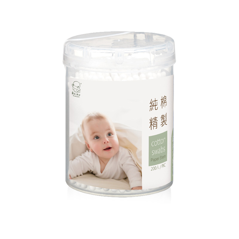 KUKU酷咕鴨棉花棒-200入, , large