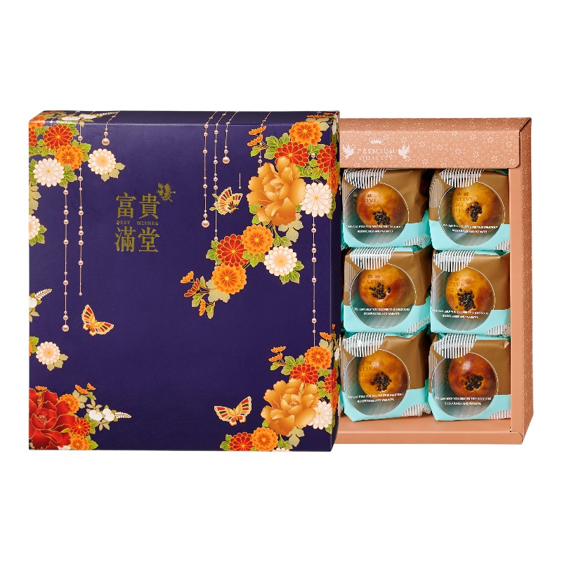 烏豆沙蛋黃酥9入禮盒, , large