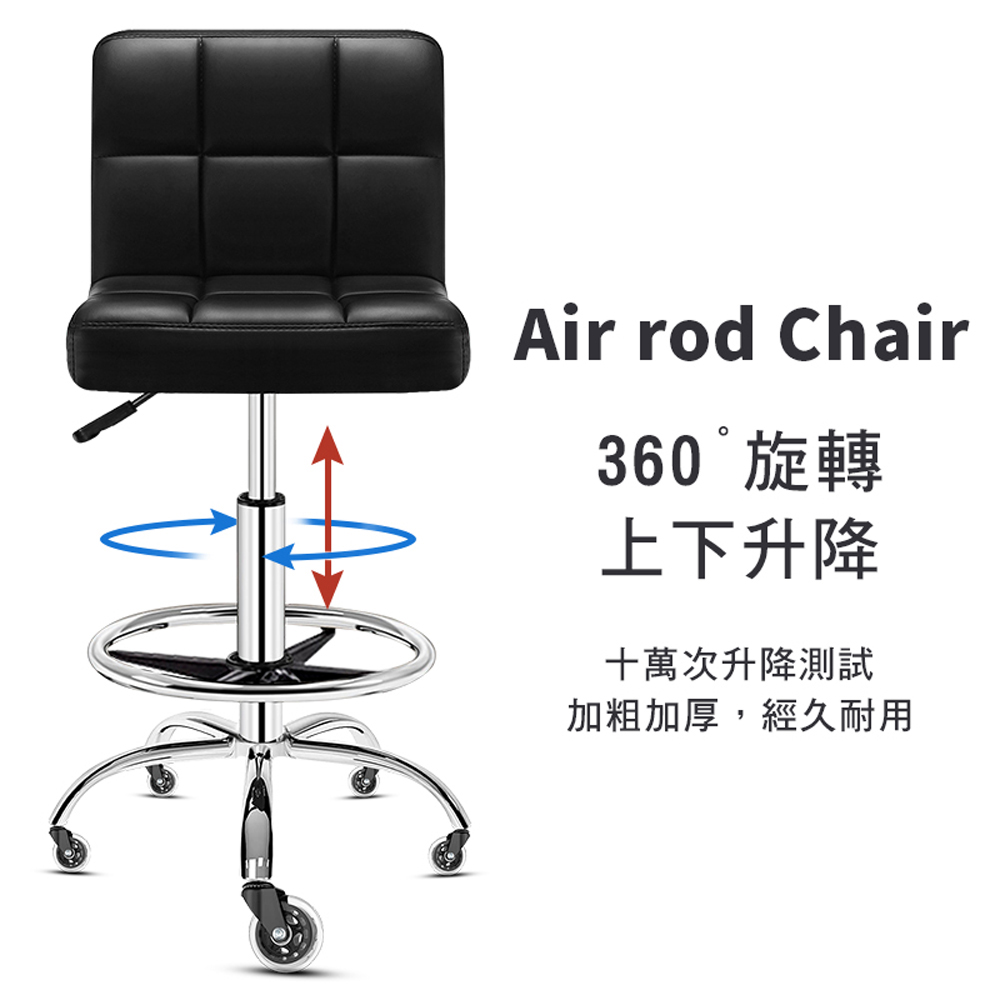 Designer Checkered Leather Chair, , large