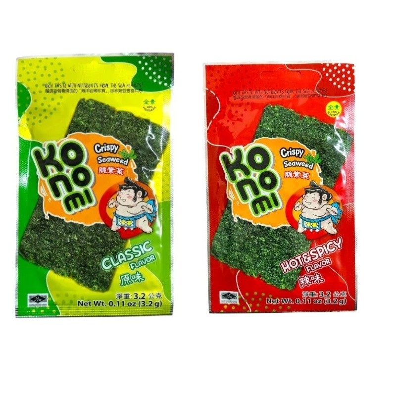 【10元專區】 Konomi 相撲手脆海苔獨享包 原味/辣味, , large