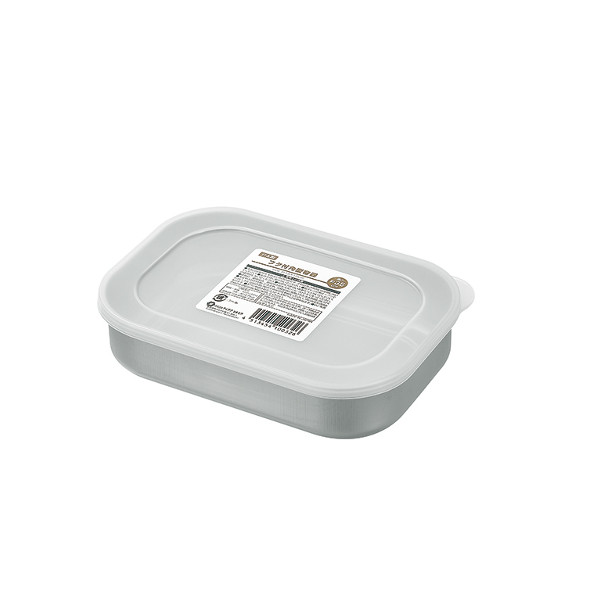 ECHO Rectangular Shallow Stainless Steel Food Storage Container, , large