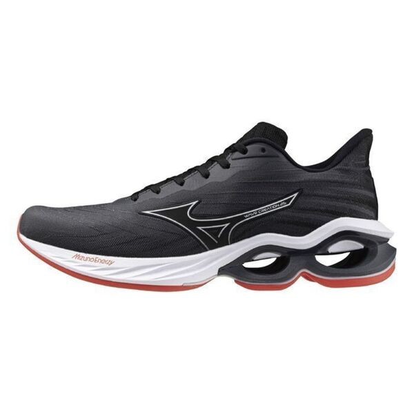 Mizuno Wave Creation 25 男 慢跑鞋 運動 路跑 一般型 緩震 黑 紅 [J1GC240103], , large