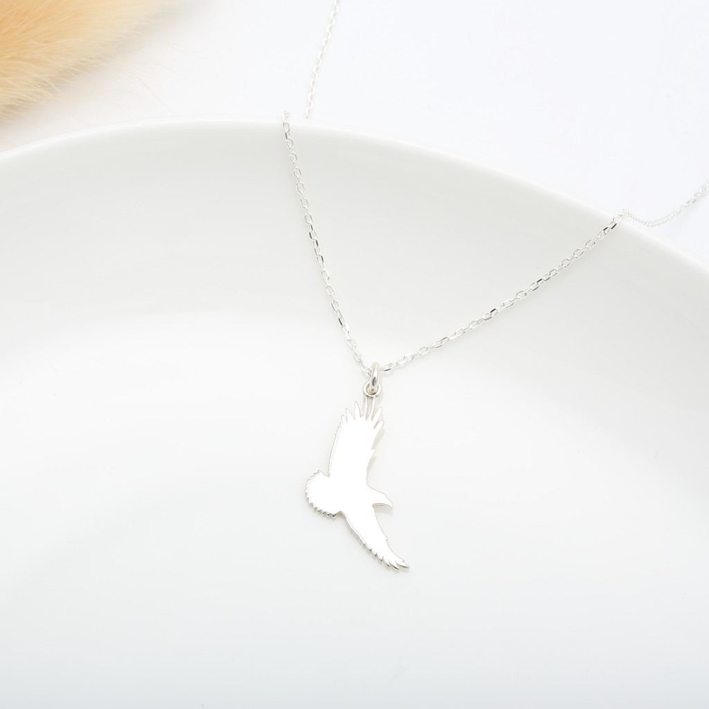 【Angel & Me】Soaring Eagle s925 sterling silver necklace Birthday gift, , large