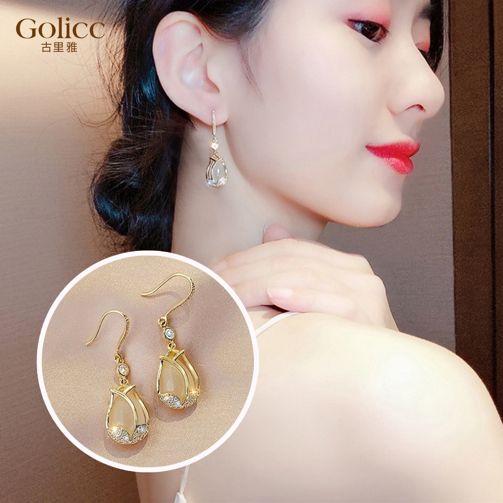 【Gulicc】古莉可 耳環 鬱金香花多耳環, , large