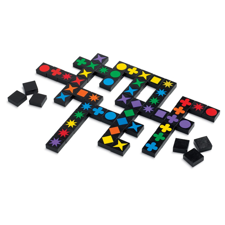 【Asmodee】原木形色棋 Qwirkle 中文版｜拼放益智桌遊｜顏色形狀配對｜家庭親子策略遊戲, , large