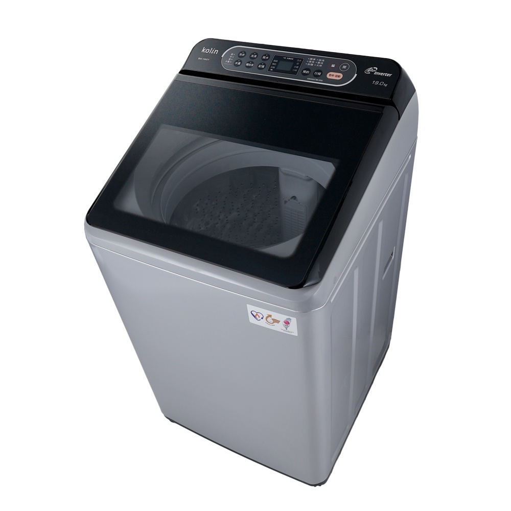 Kolin 歌林 17公斤 變頻不鏽鋼內槽直立式洗衣機 BW-17V01, , large