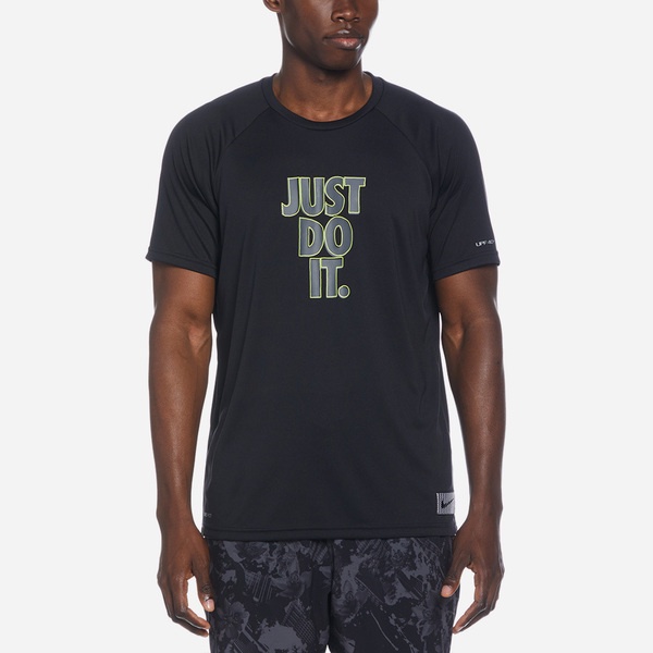 Nike JDI Sketch 男 短袖 上衣 T恤 防曬衣 抗UV 運動 訓練 舒適 黑 [NESSD685-001], , large