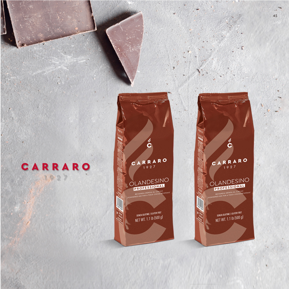 【Carraro】Olandesino Cocoa 可可粉 (500g)｜微糖 巧克力粉, , large