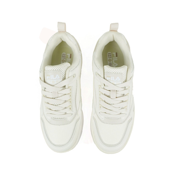 Kixpress-Fila Tennis Ball 女 運動休閒鞋 舒適 穿搭 米 [5-C943Z-777], , large