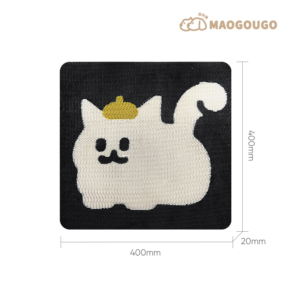 Maogougo貓咪耐抓板(限宅配)少掉屑貓抓板貼牆貓抓板貓抓板貓玩具高磅數瓦楞貓抓板, , large