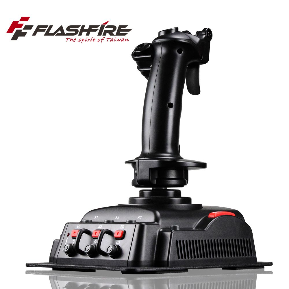 【FlashFire】COBRA V6飛行格鬥專業飛行搖桿 獨行飛行搖桿 模擬飛行 TOPGUN 台灣品牌, , large