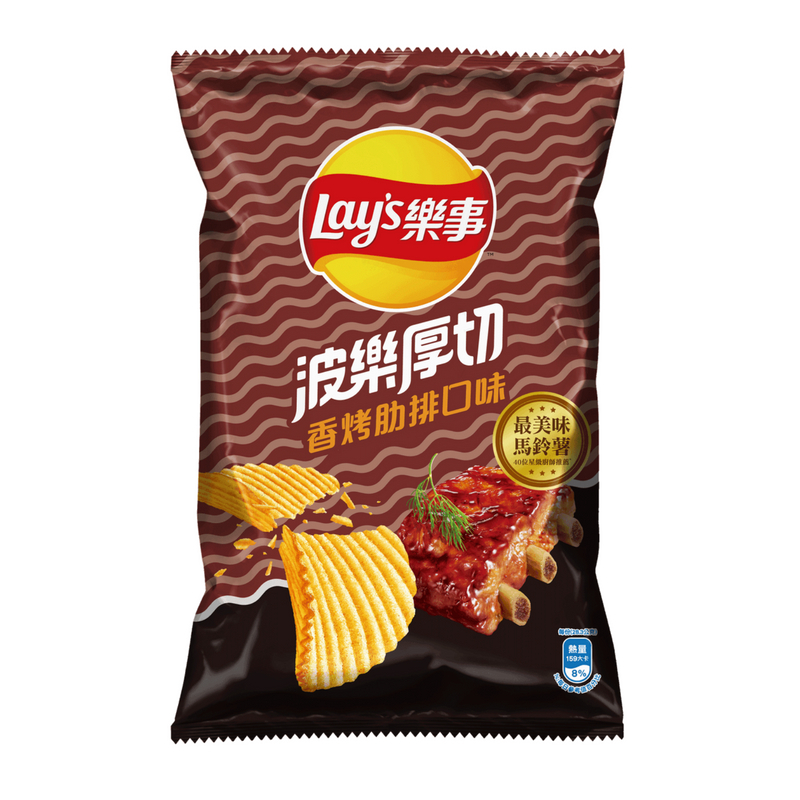 樂事波樂香烤肋排口味洋芋片85g, , large