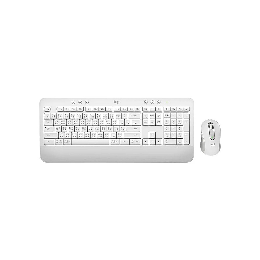 【 Logitech 羅技 】MK650 珍珠白 B2B 無線 鍵盤滑鼠組, , large