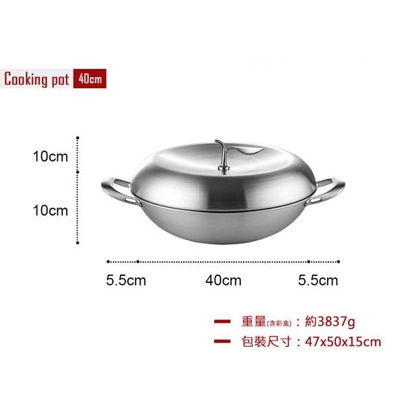 PERFECT 理想牌 極緻316不鏽鋼蘋果型七層複合金炒鍋附蓋蘋果鍋 28cm單把平底鍋-Leidea樂德兒, , large