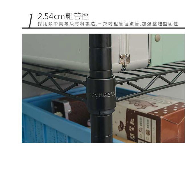 【Y HOUSE】70x45x180cm Lightweight Four-layer Iron Rack Iron Rack Shelf-Painted White, , large