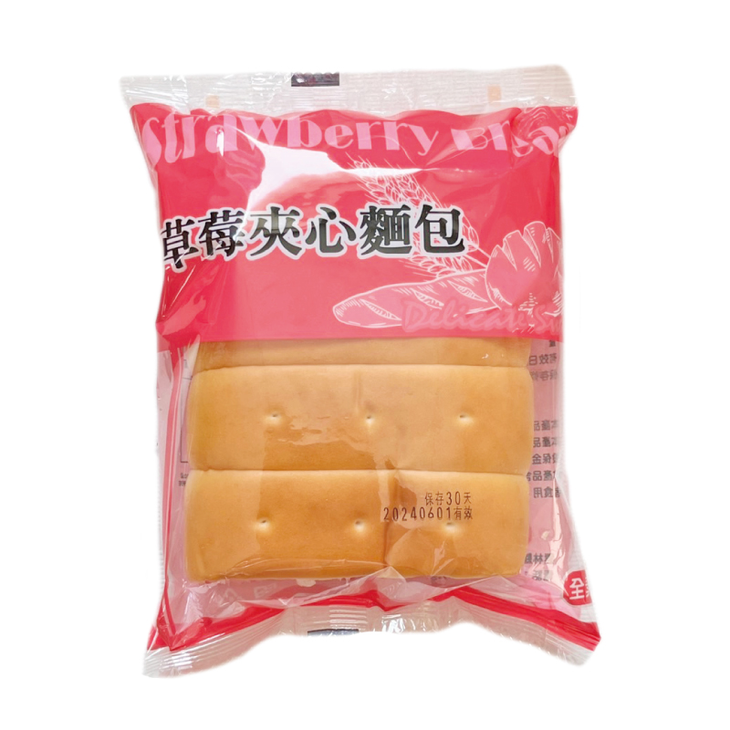 【劉霸】勝昌夾心麵包-草莓口味 (一箱), , large