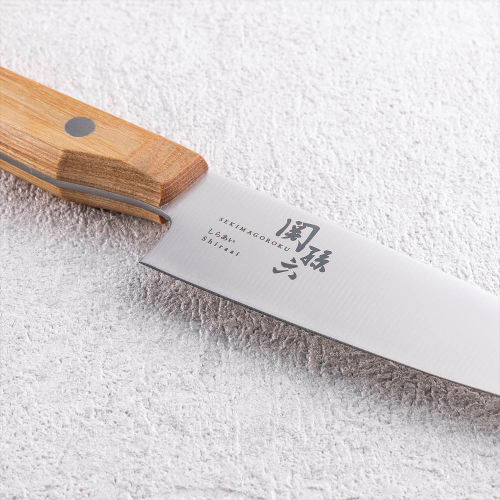 【KAI Japan】Sekimagoroku Molybdenum Vanadium Stainless Steel Chef&rsquo;s Knife 18cm (New Shiraai Series / Made in Japan), , large