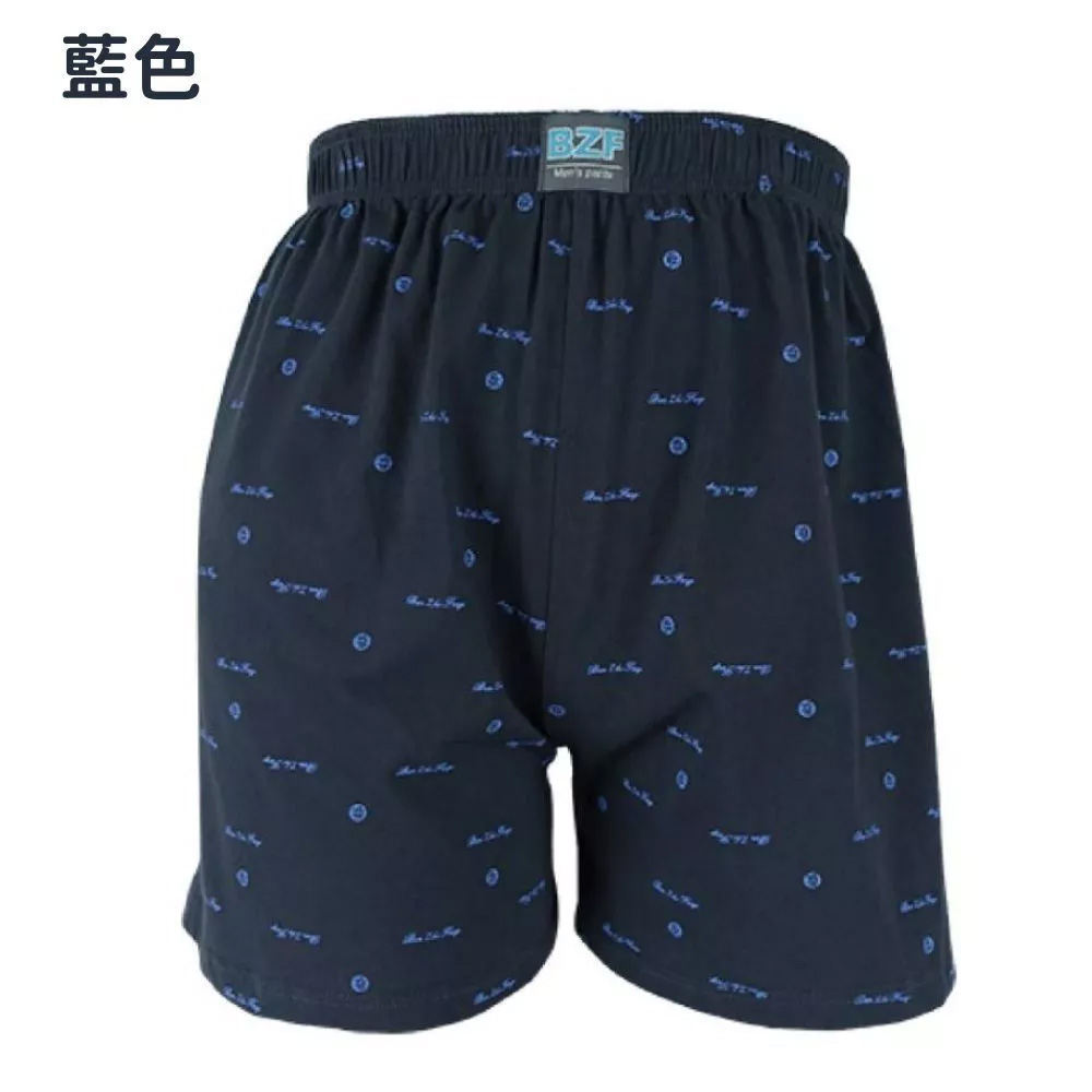 [凱美棉業] 隨機出色 精梳棉男士平口褲 四角褲 男內褲 M.L.XL.3L, , large